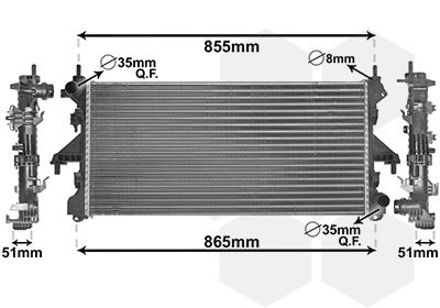 Radiateur, refroidissement du moteur