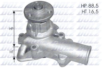 Pompe à eau, refroidissement du moteur