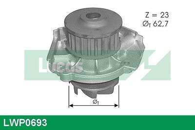 Pompe à eau, refroidissement du moteur