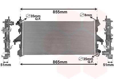 Radiateur, refroidissement du moteur