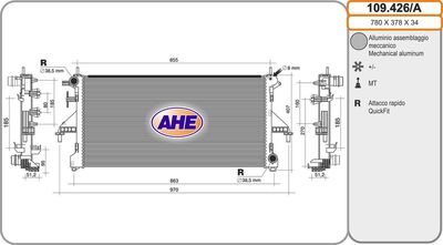 Radiateur, refroidissement du moteur