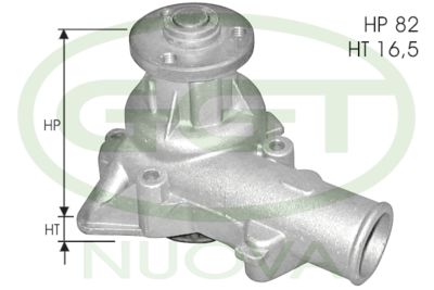 Pompe à eau, refroidissement du moteur