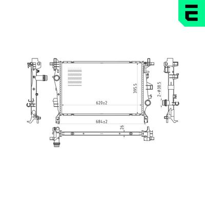 Radiateur, refroidissement du moteur