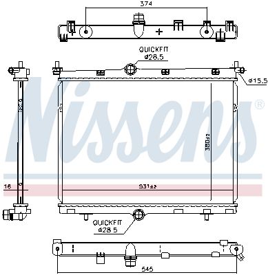 Radiateur, refroidissement du moteur