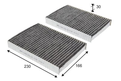 Filtre, air de l'habitacle