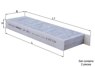 Filtre, air de l'habitacle
