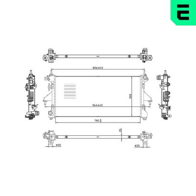 Radiateur, refroidissement du moteur
