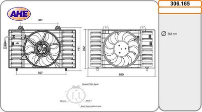Ventilateur, refroidissement du moteur