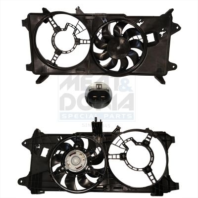 Moteur électrique, ventilateur pour radiateurs