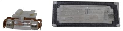 Feu éclaireur de plaque