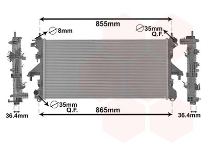 Radiateur, refroidissement du moteur