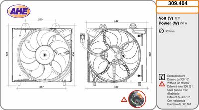 Ventilateur, refroidissement du moteur