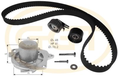 Pompe à eau + kit de courroie crantée